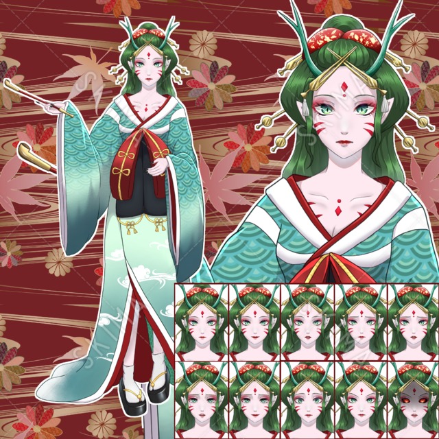 《特価》龍ノ花魁【表情10種】