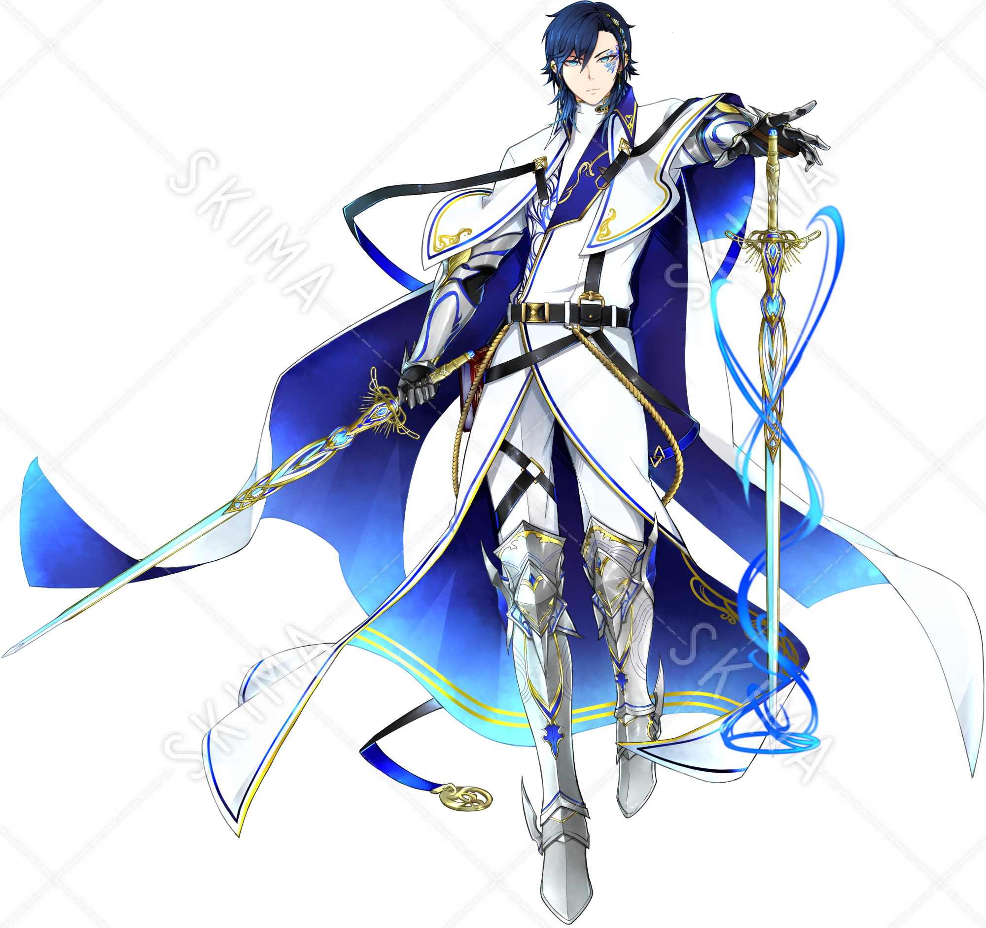 値下げ ファンタジー 剣士 男性キャラ立ち絵 表情６種 スキマ スキルのオーダーメイドマーケット Skima