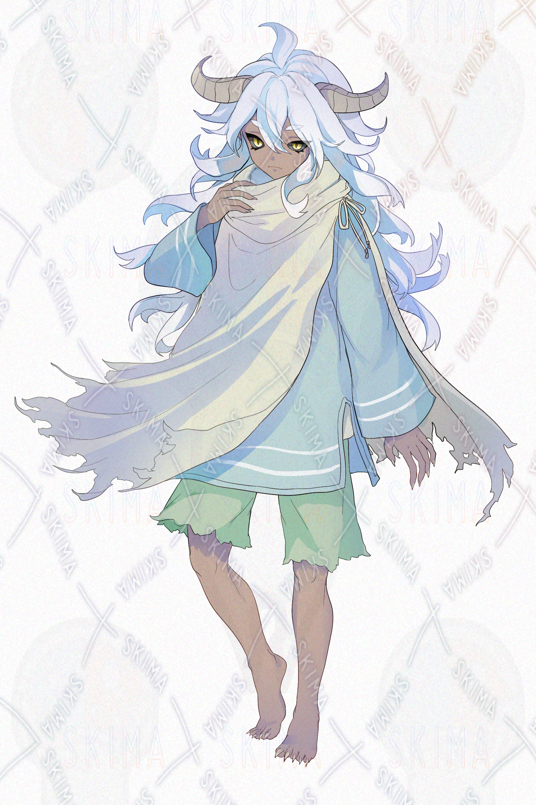 獣人風の角っ子 | SKIMA（スキマ）