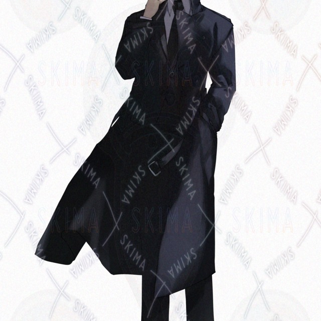 コートの男性（基本+表情差分7種）の商品画像6枚目