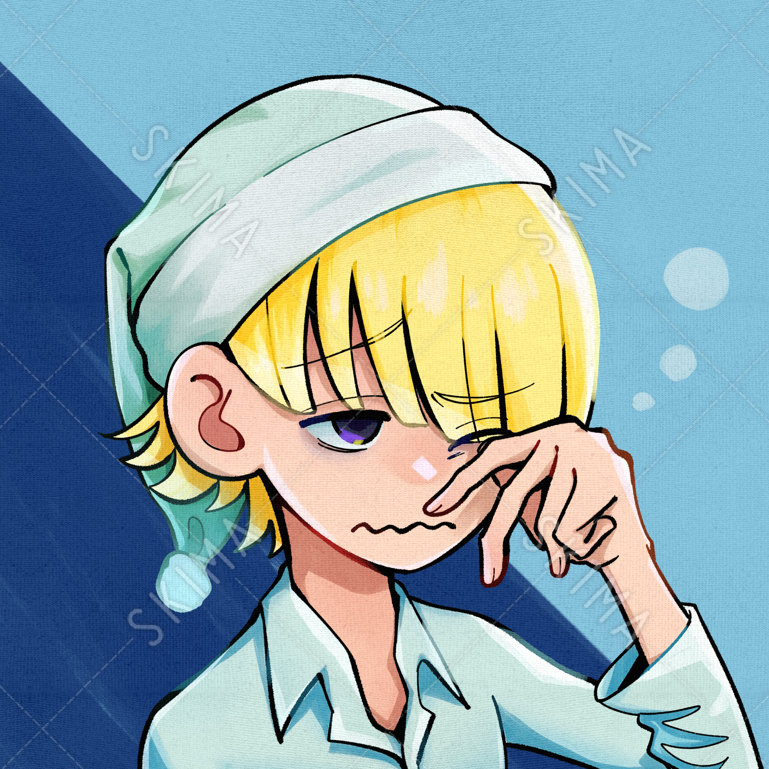 男の子 パジャマ アイコンイラスト 差分2種 スキマ スキルのオーダーメイドマーケット Skima
