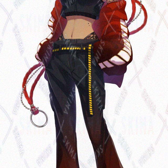 強気な女性（差分９種＋血糊１種）の商品画像5枚目