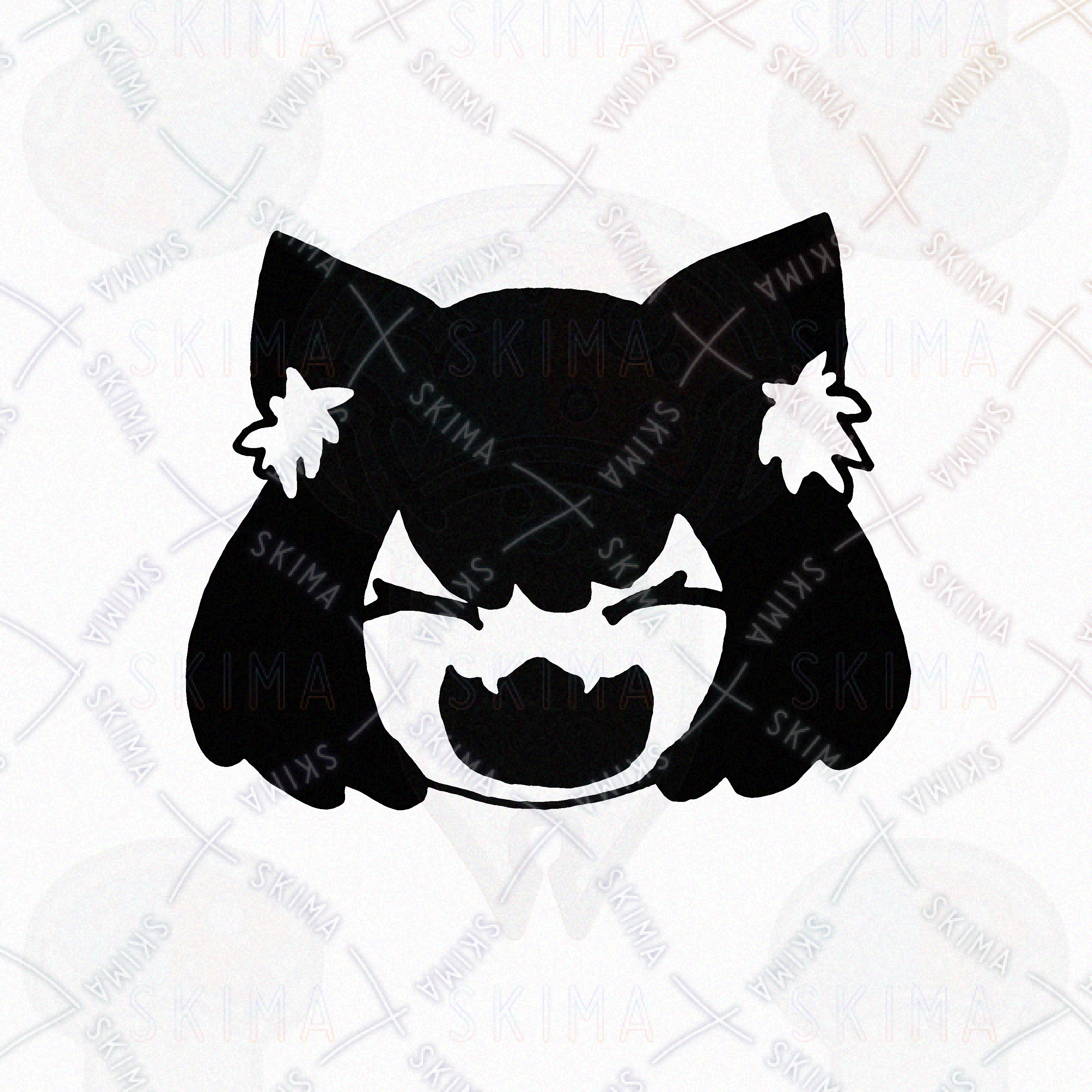 手描きイラスト オリジナル【まじょ×くろねこ】 手描きイラスト◇オリジナル『魔女とちび黒猫』A5サイズ：21.0cm