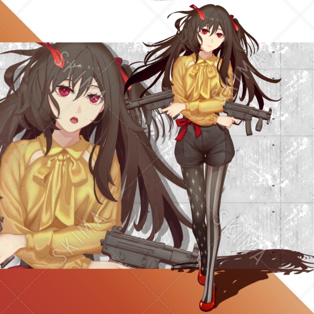 サブマシンガンの女の子