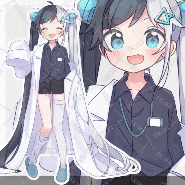 白衣を着たロリ少女