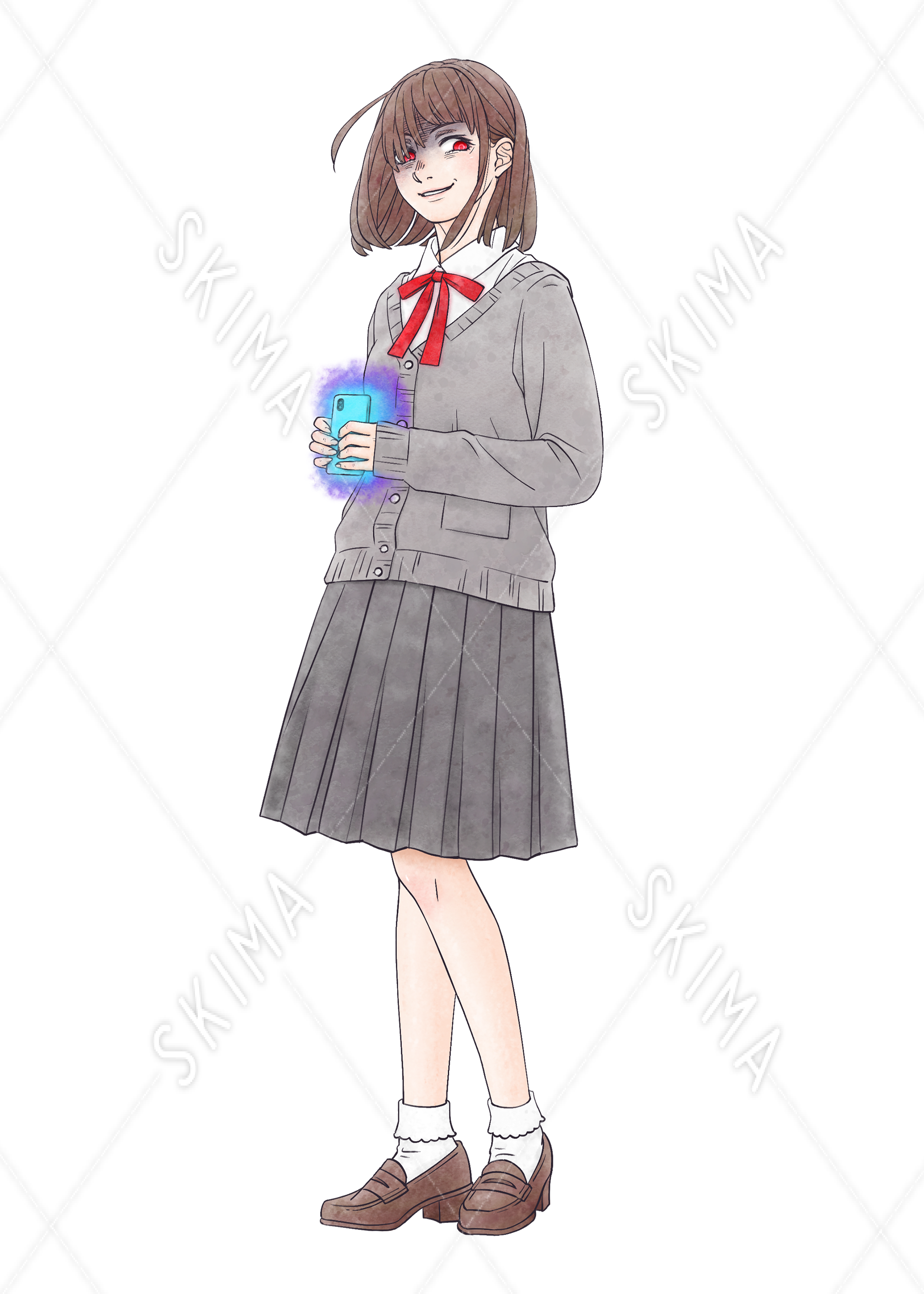 闇堕ち系女子高生01 差分6種 スキマ スキルのオーダーメイドマーケット Skima