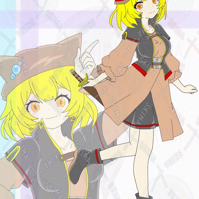 新人冒険者（女の子）キャラデザ