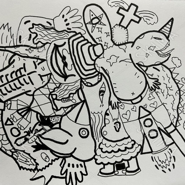 ペンを走らせただけ