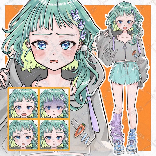 部屋着っぽい子