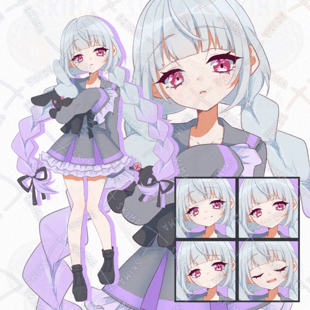 三つ編みの女の子