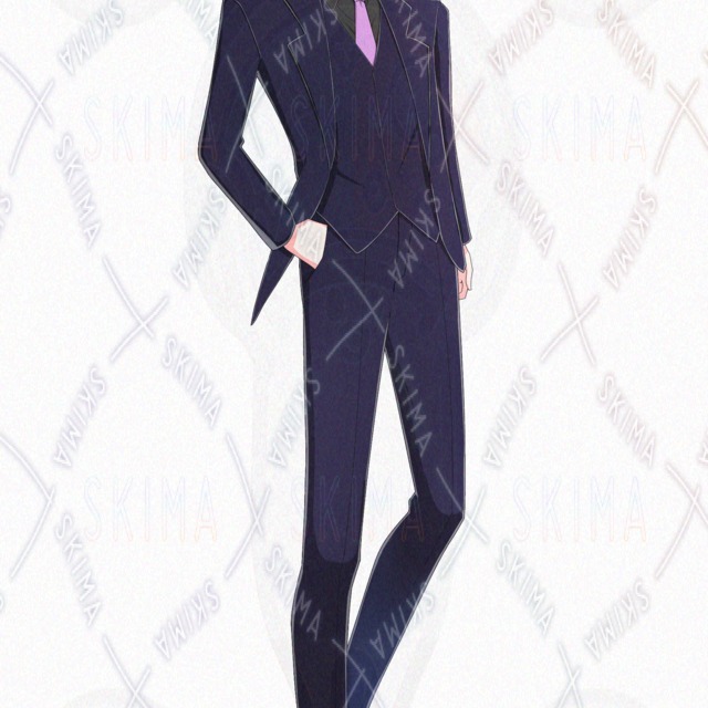 表情差分5枚　男性キャラ　立ち絵の商品画像6枚目