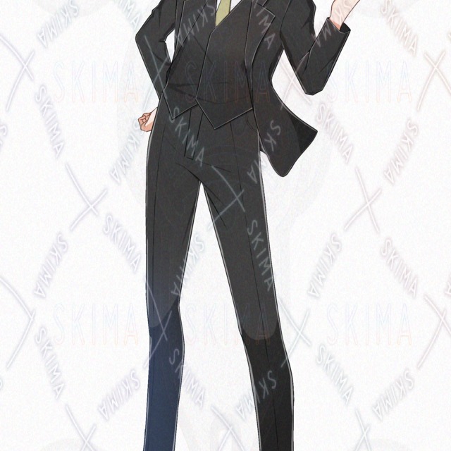 表情差分5枚　男性キャラ　立ち絵の商品画像5枚目