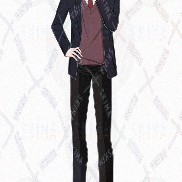 表情差分5枚　男性キャラ　立ち絵の商品画像6枚目