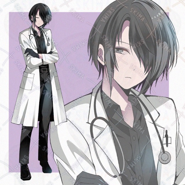 クール系医師　表情８種