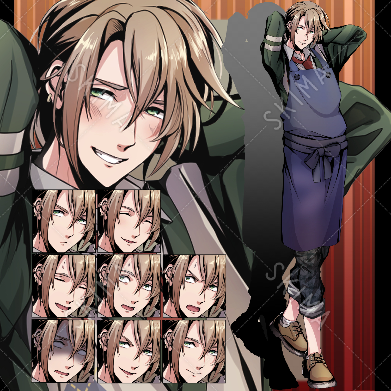 優男 イラスト