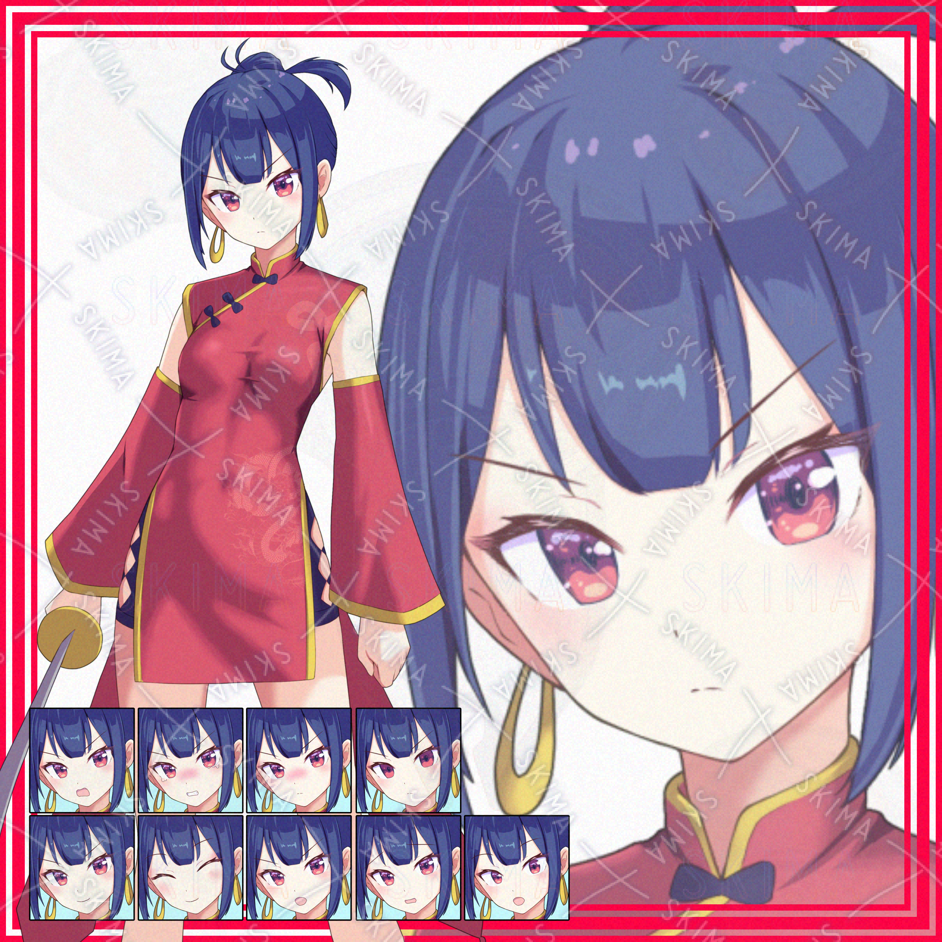女の子【チャイナドレス】 | SKIMA（スキマ）