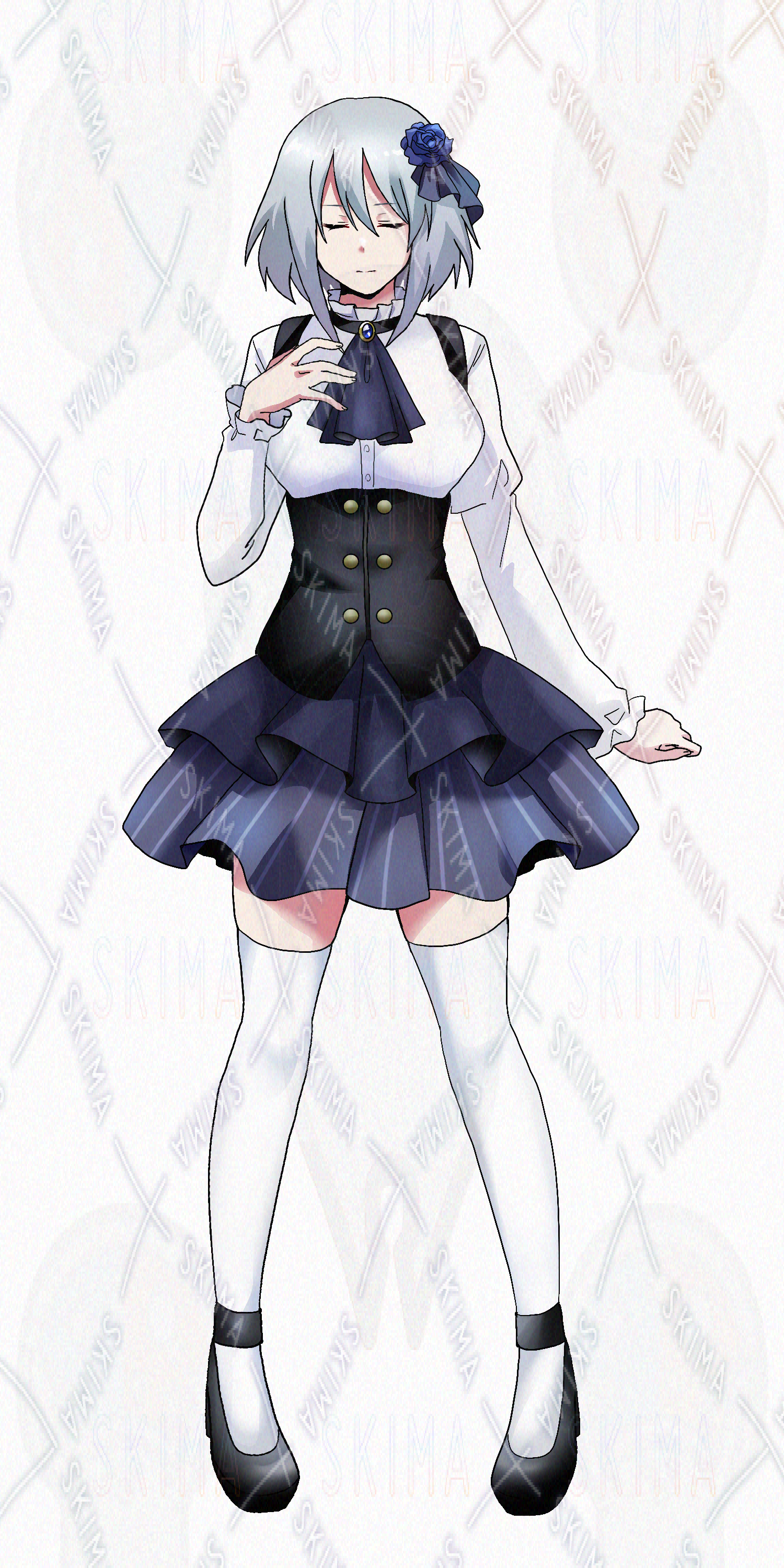 開店記念セール！ ショートヘアの女の子 SKIMA（スキマ） | 立ち絵 絵画