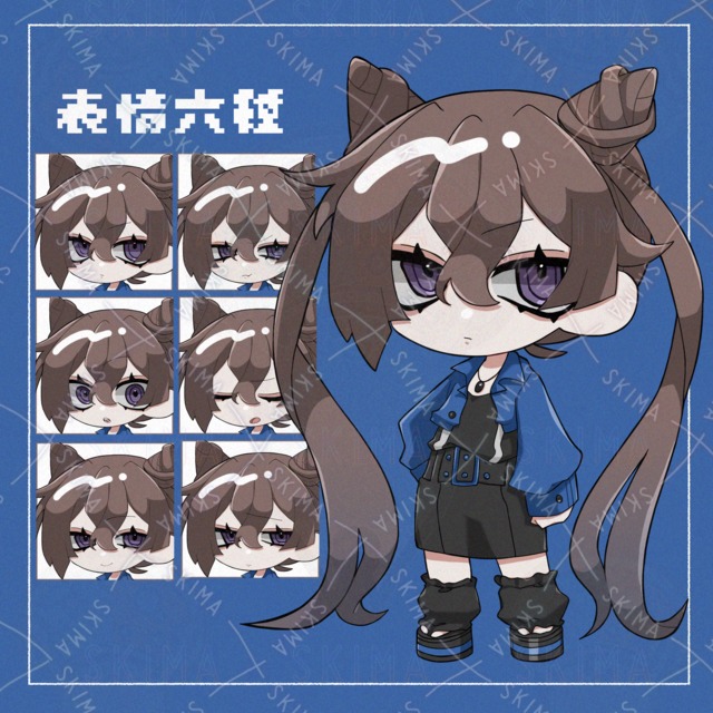 三角お団子少女