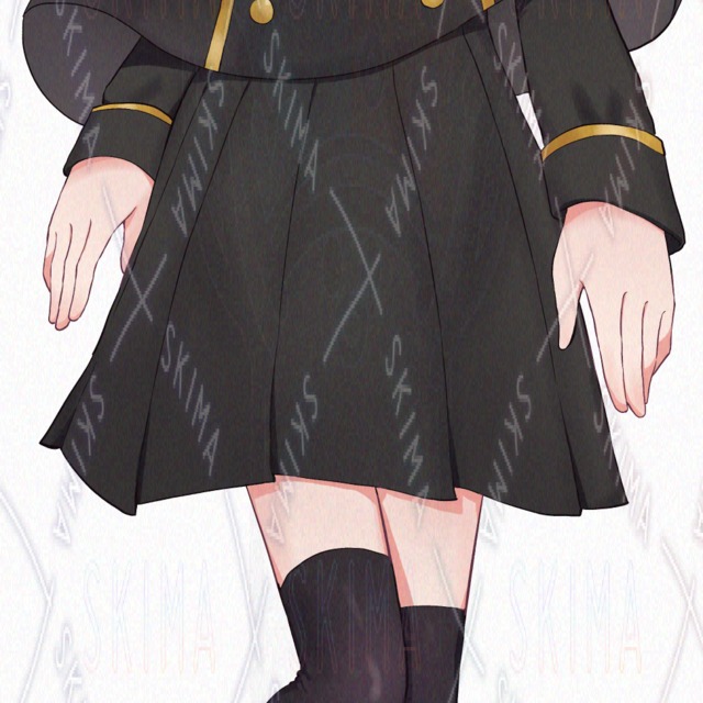 ベレー帽女子【表情9種】の商品画像2枚目