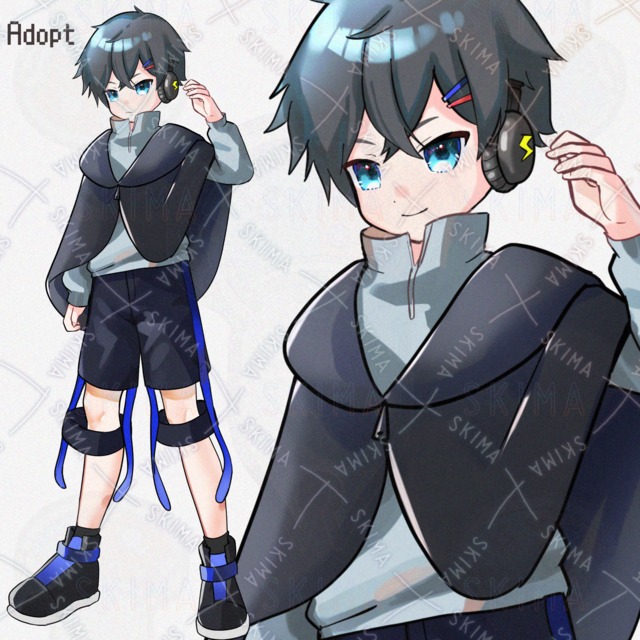 【表情10種】男の子