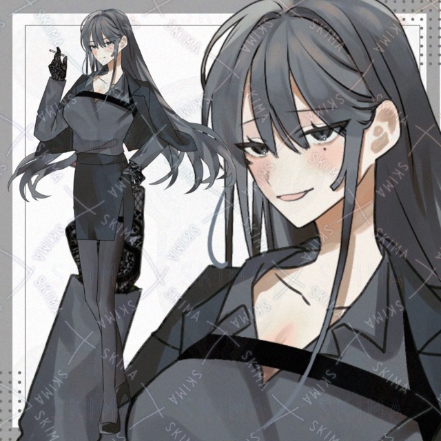 スーツの女性【表情差分7種】