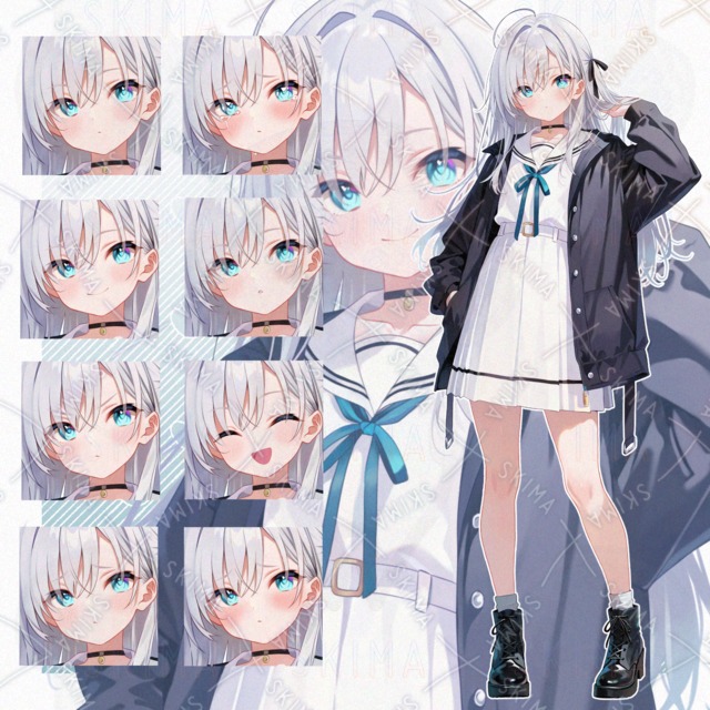 adopt5 銀髪の女の子