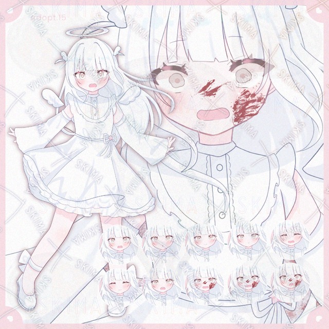 【表情差分10種】小さい天使【Adopt15】