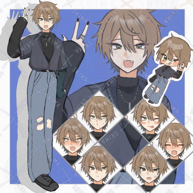 【表情7種+SD】青年