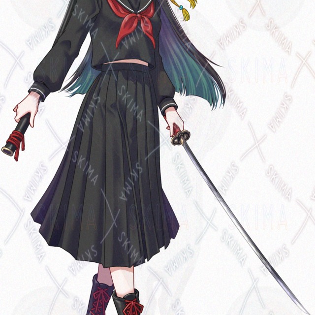 黒髪セーラー服 直筆原画 黒髪セーラー服 直筆原画 - メルカリ