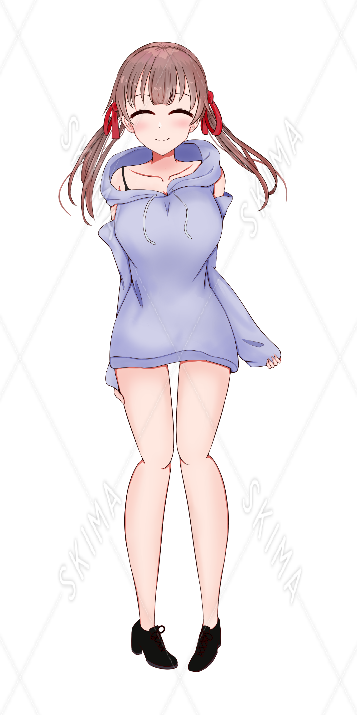 差分10種 肩出しパーカーの少女 Iriam動作確認済み スキマ スキルのオーダーメイドマーケット Skima