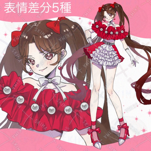 【お値下げ】赤いリボンのアイドル