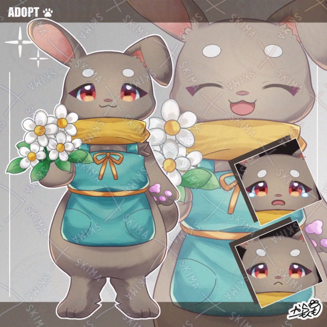 花屋のウサギさん