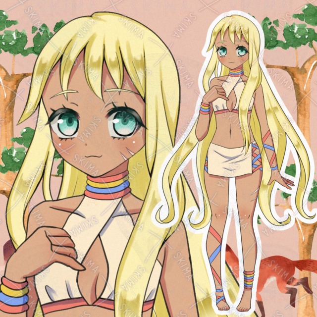 金髪褐色っ子ちゃん