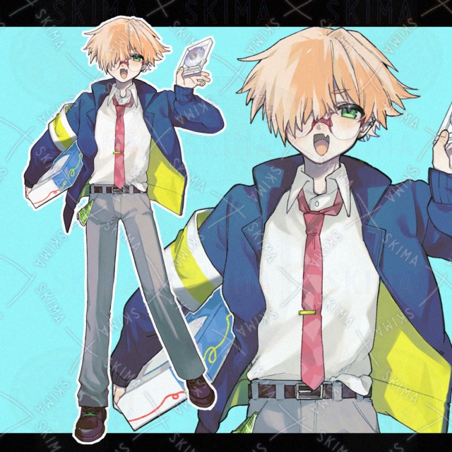 メガネの男性