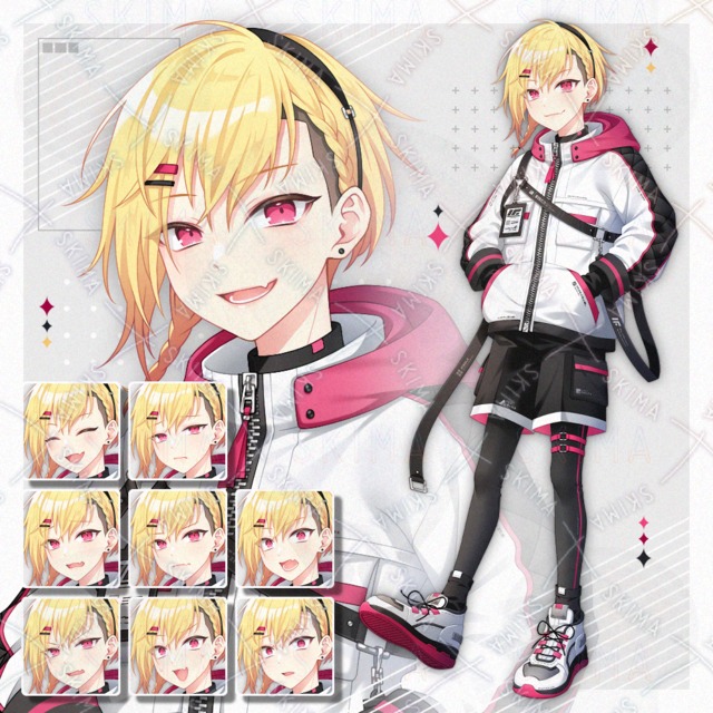 【表情10種】やんちゃタクティカルくん