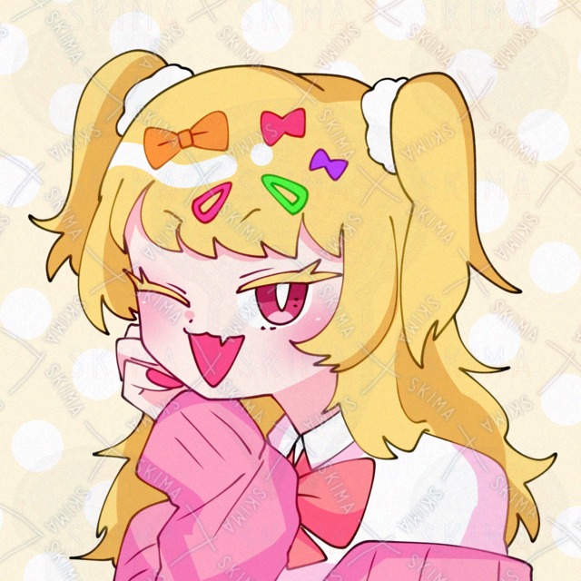 【SNSアイコン】金髪ギャルの女の子