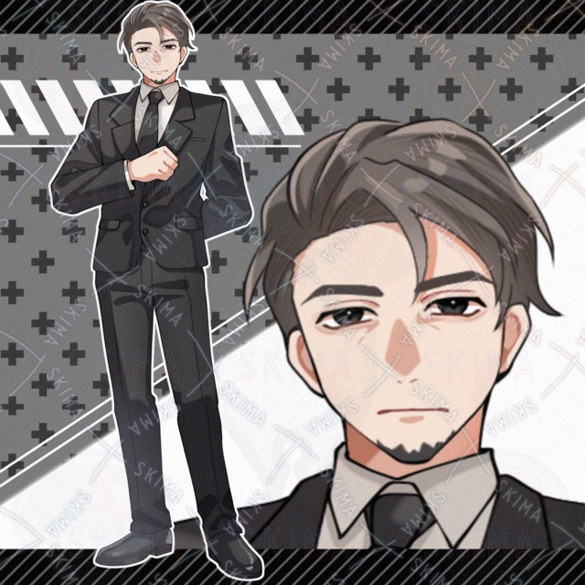 adopt.70 渋めスーツの男性【表情全5種】