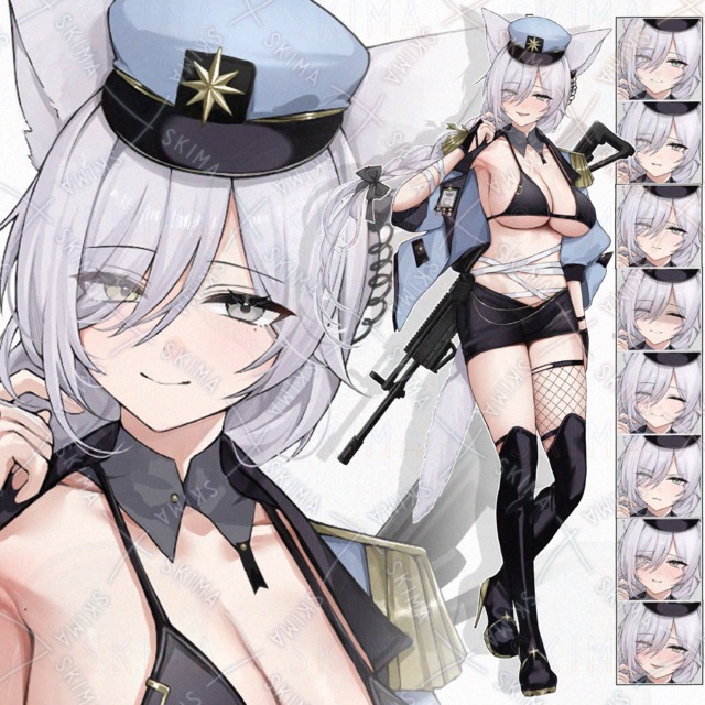 白ウルフのお姉さんポリス