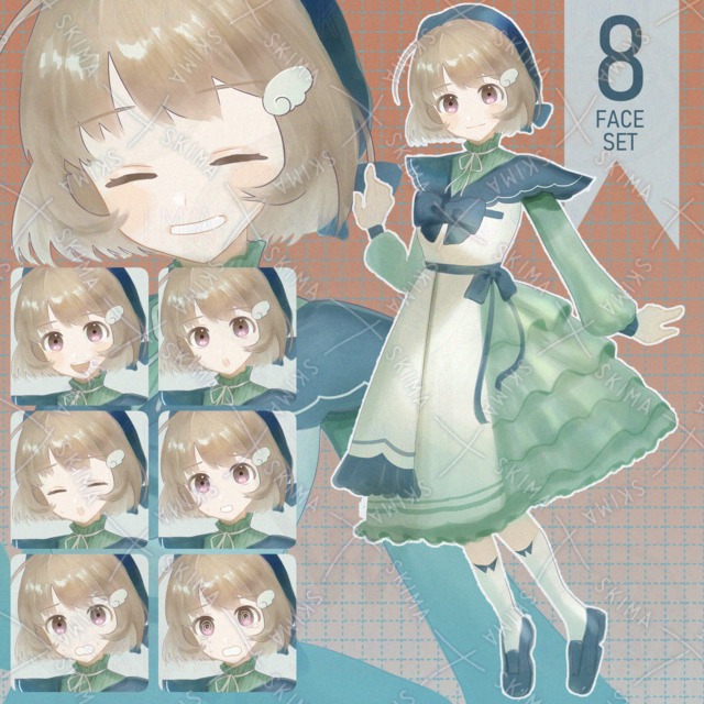 ボブカットセーラー服