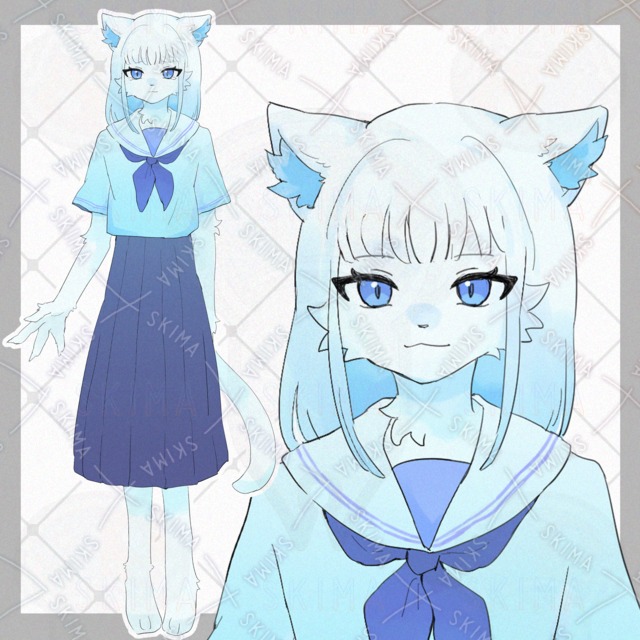 猫の獣人【表情9種類】