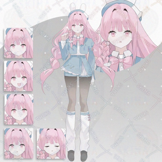 うさ耳　帽子　少女