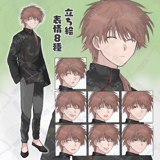 糸目の男性