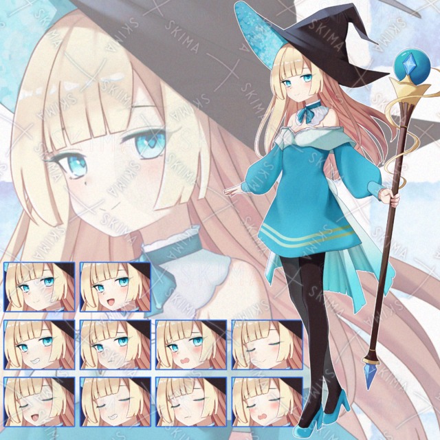 青魔女ちゃん