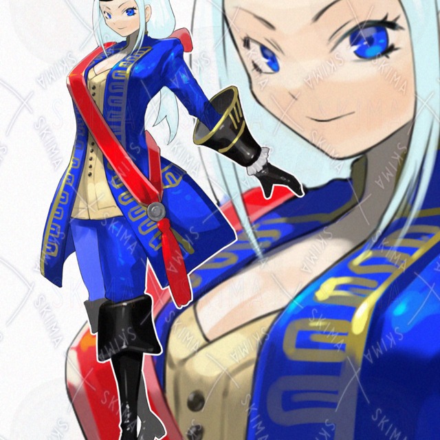 制服女性（表情1種）