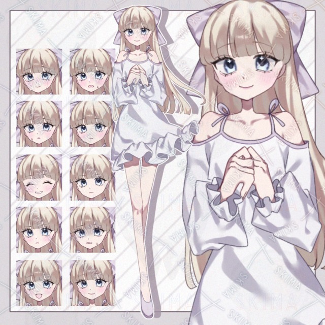 金髪ロングの子