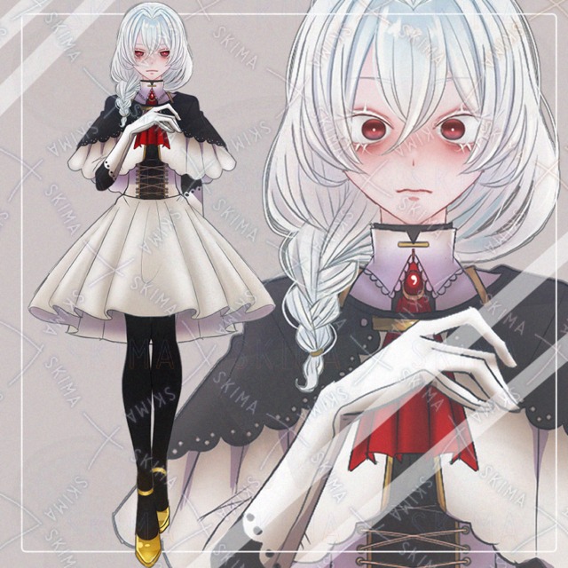 【表情8種】中世ファンタジー風/女性