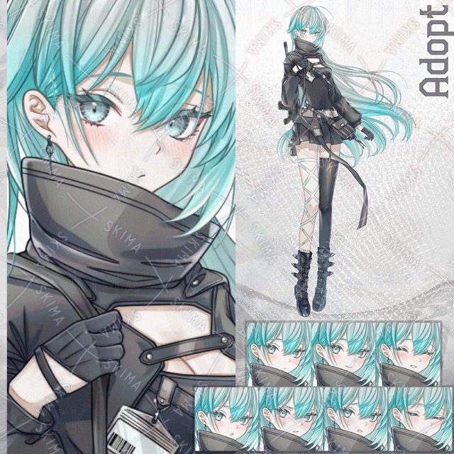 【Adopt_124】表情7種＋銃