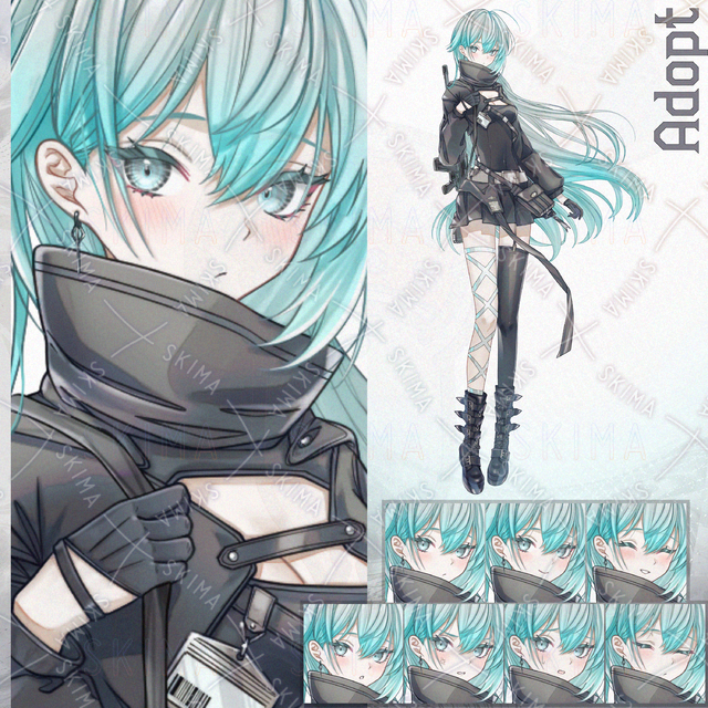 【Adopt_124】表情7種＋銃