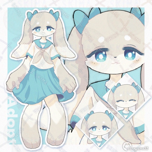 イヌの女の子の獣人