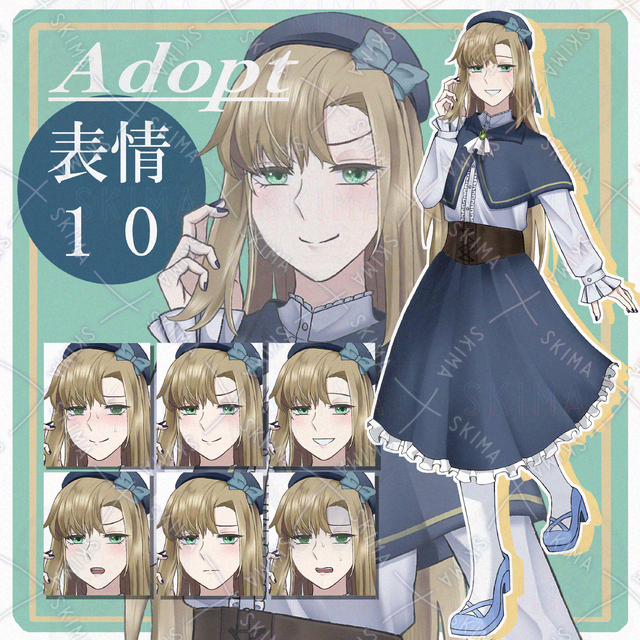 女の子【表情差分10種】
